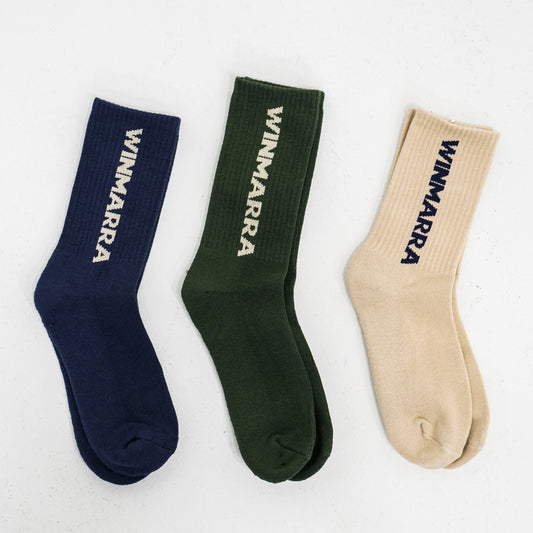 Winmarra Socks 3 Pack