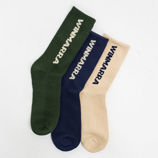 Winmarra Socks 3 Pack