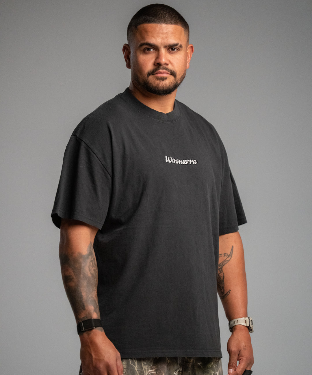 Winmarra Faded Black Tee Adult