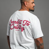 Country White Tee