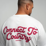 Country White Tee